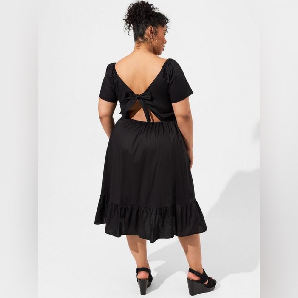 Torrid Black Midi Dress - Picture 3 of 16